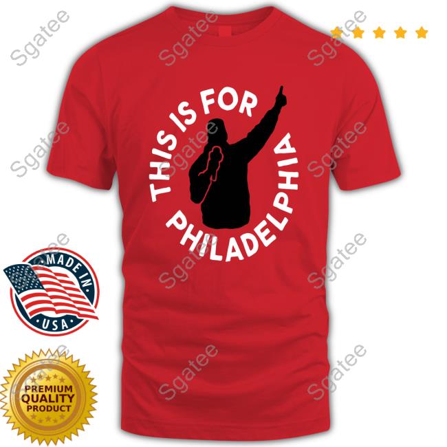 Official Charlie Manuel Hog Island Press Merch This Is For Philadelphia T-Shirt