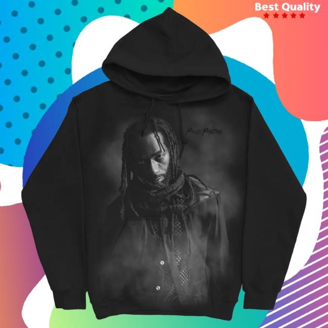 Official Buju Banton Clothing Shop Buju Banton Smoke Portrait Black Sweaters BujuBanton