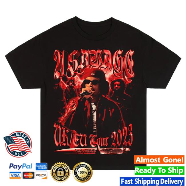 Official 21 Savage Merch Store Saint Laurent Don 21 Savage Bootleg Attractive Shirt V2 21 Savage Apparel Clothing 21Savage