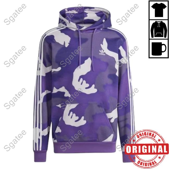 Official Lyst Clothing Shop Herren Graphics Camo All Over Print Crewneck In Lila 3D AOP