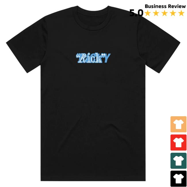 Official Store Ricky Montgomery Shop Merch Rick Black Tee