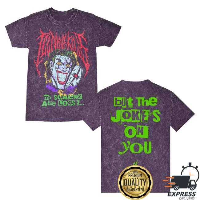 Official Ice Nine Kills Merch Store Screw Loose Dye Tshirt Ice Nine Kills Clothing Shop Ink Merch IceNineKills
