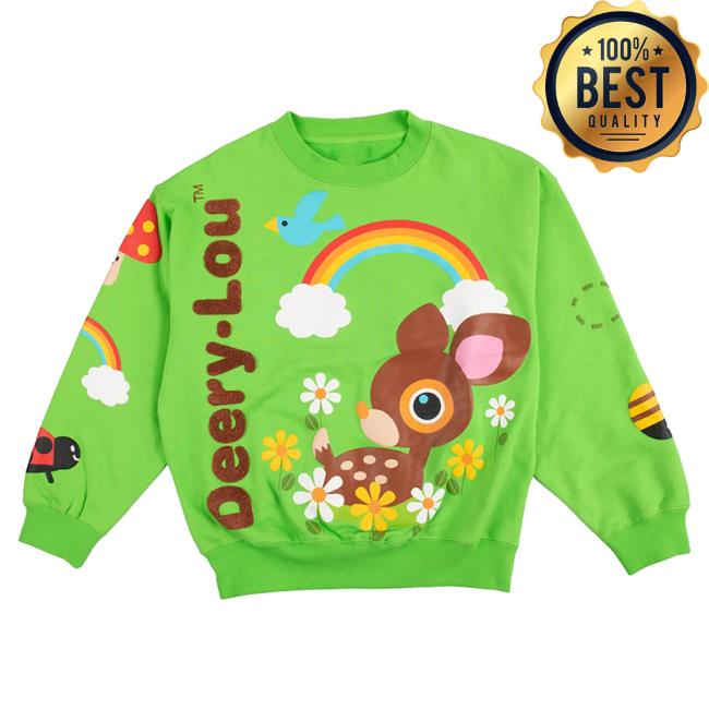 Official Sanrio Apparel Clothing Merch Store Shop Deery-Lou X Dumbgood Sweater