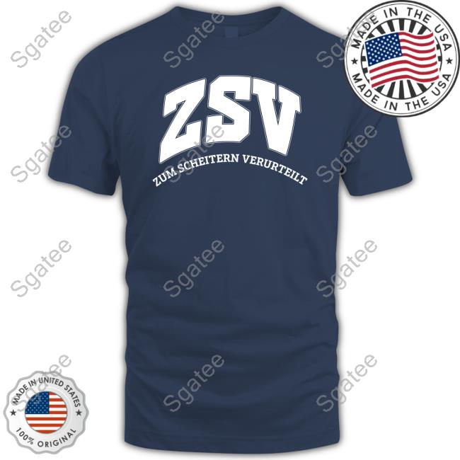Erstmal Haben Zsv Merch Zsv Zum Scheitern Verurteilt College Navy Hooded Sweatshirt