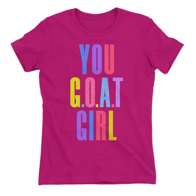 Gold Over America Merch You GOAT Girl Junior's New T-Shirt Gold Over America Shop