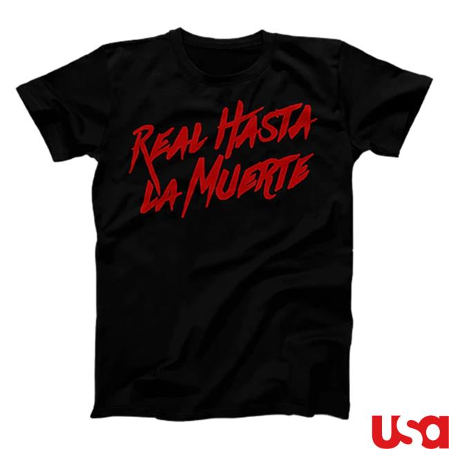 Official Anuel Aa Clothing Store Shop Anuelmerch RHLM Real Hasta La Muerte T-Shirt Black / Red Anuelaa Merch
