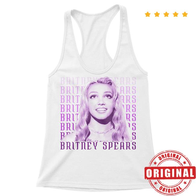 Official Britney Spears Merch Store Britney Spears Lucky Tank Top (Women) Popover Shirt Britney Spears Apparel Clothing Shop BritneySpears