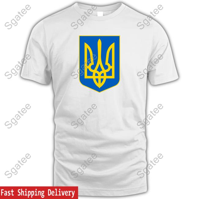 JJ McCarthy - Coat of Arms of Ukrain Vintage Shirt