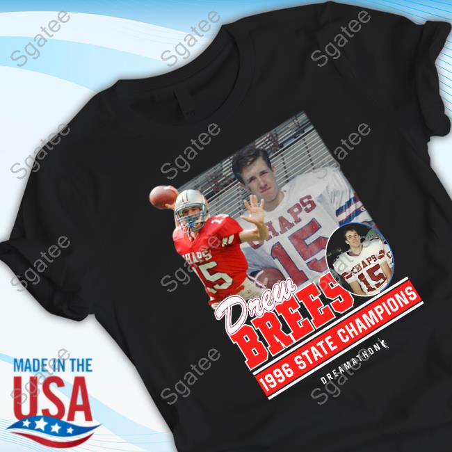 Official Drew Brees 1996 State Champions Shirt