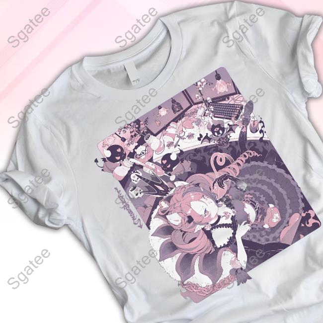 Official Vshojo Store Paperlarva X Ironmouse T-Shirt