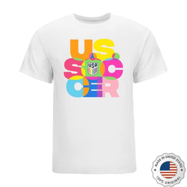 Official U.S. Soccer Store Merch | Shop USWNT Unisex Usmnt United Pride Retro Shirt