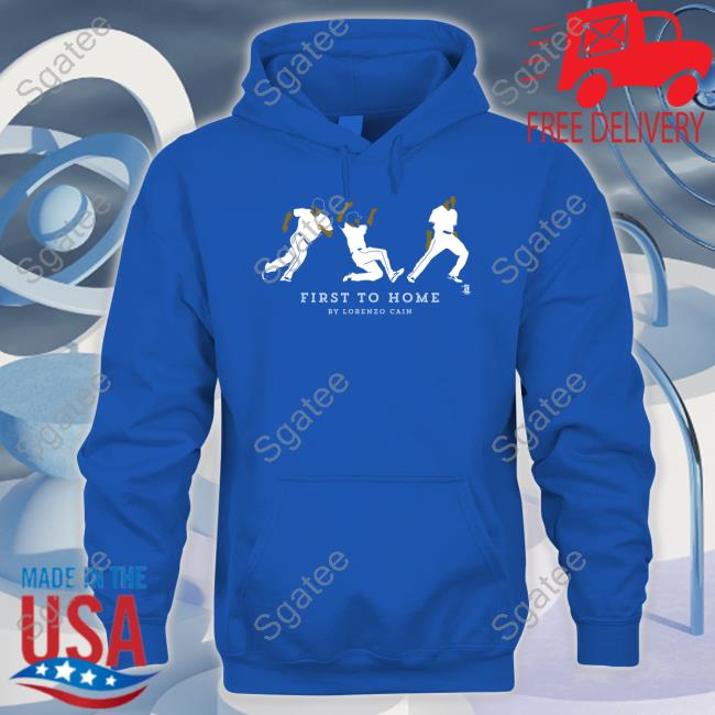 Official Breakingt Merch First To Home By Lorenzo Cain Shirt