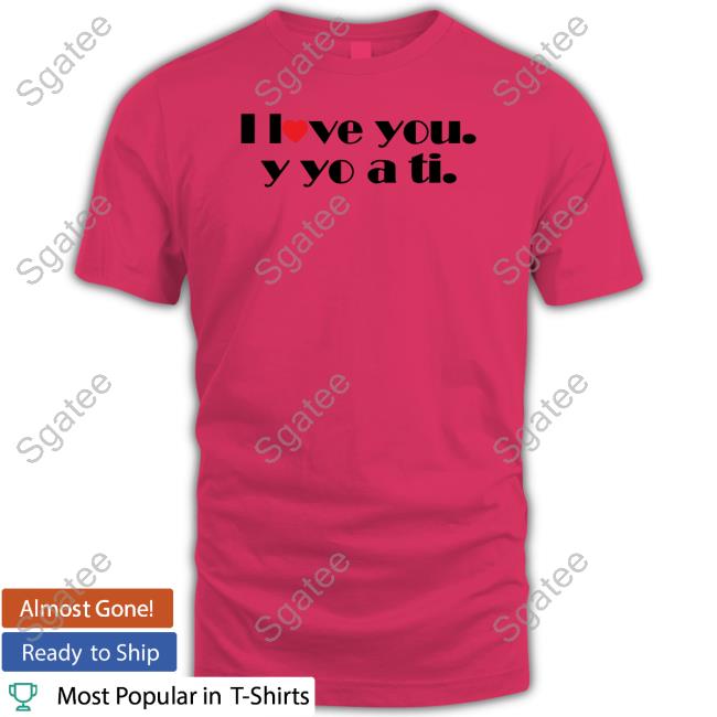 Official Drula JIB11 Purcon7 I Love You Y Yo A Ti Hoodie Casis Loved