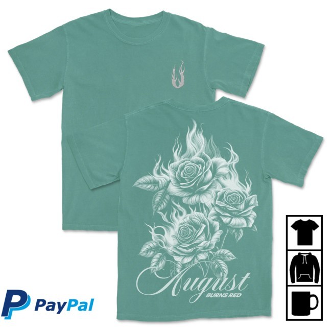 August Burns Red Burning Flowers Tee ABR Merch