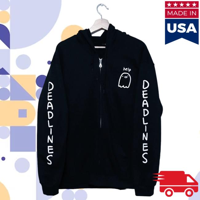 Ohmonah Merch Shop Deadlines Zipper Hoodie
