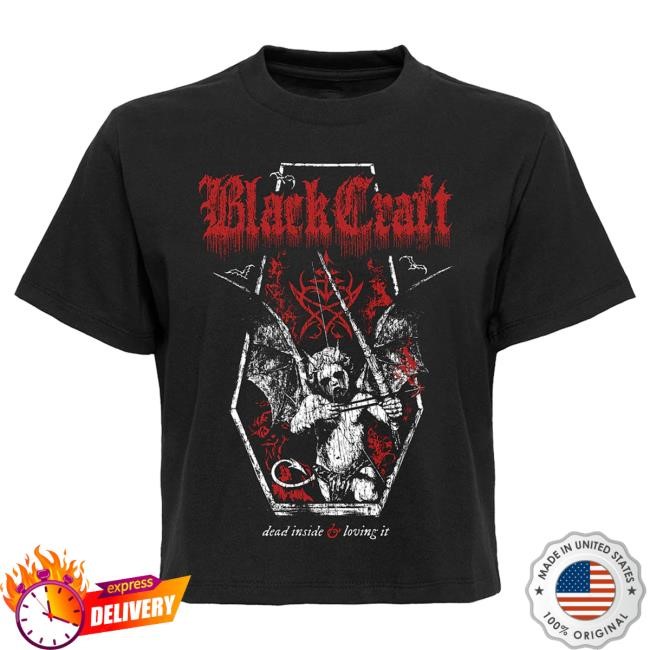 Limited Women's Dead Inside Shirt Blackcraft Cult