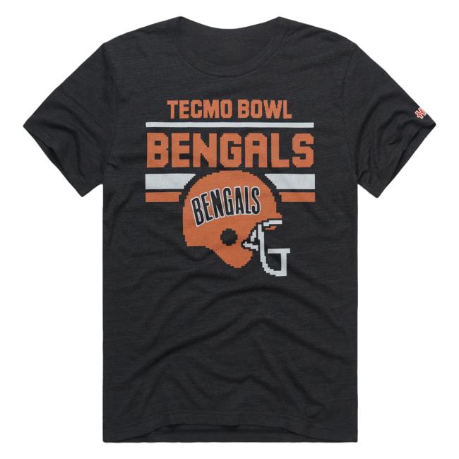 Official Homage Merch Tecmo Bowl Cincinnati Bengals New Shirt Apparel Clothing Store Shop