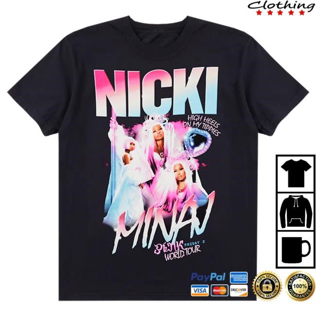 Official Nicki Minaj Merch Store Tour Shirt 2024 Nicki Minaj Apparel Clothing Shop NickiMinaj
