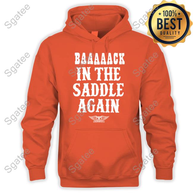 Official Aerosmith Merch Back In The Saddle Again Shirts