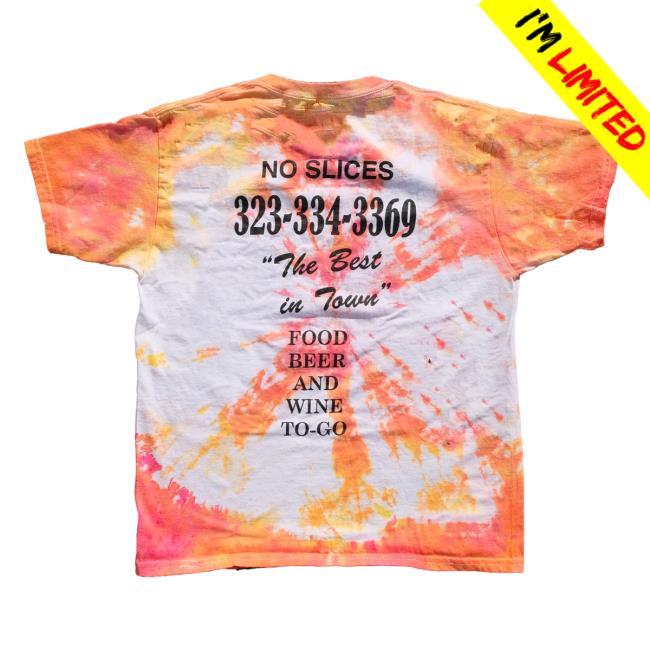 Jon And Vinny's Og Pizza Man Top Shirt Fairfax Orange Tie Dye Jonandvinnys