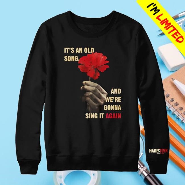 Hadestown Old Song New Crewneck Sweatshirt Hadestown Merch