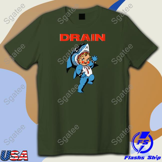 Drain Band Merch Drain Sharkbaby Tee Shirt