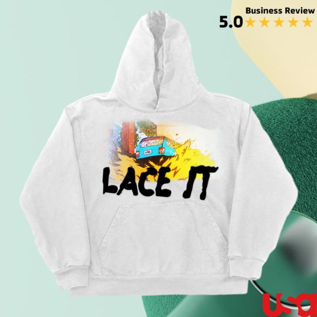 Juice Wrld Merch Lace It Cover White Crewneck Sweatshirt 999Club