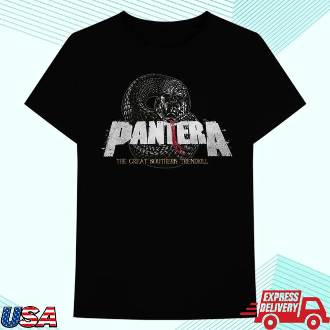 Official Pantera Merch Store Pantera Snake Trendkill Tees