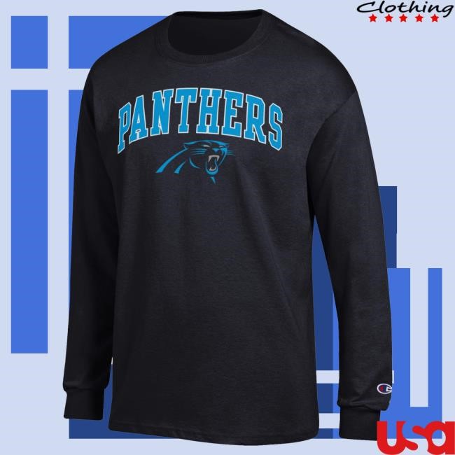 NFL Football Carolina Panthers Champion Arch Over Logo Graphic