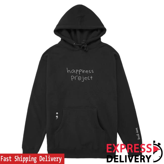 Official Happiness Project Merch The Semicolon Pullover Sweatshirt