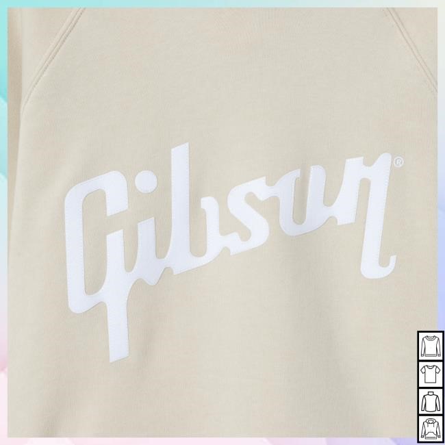Official Gibson Merch Store Shop Gibson Felt Logo Popover Hoodie Gibson Band