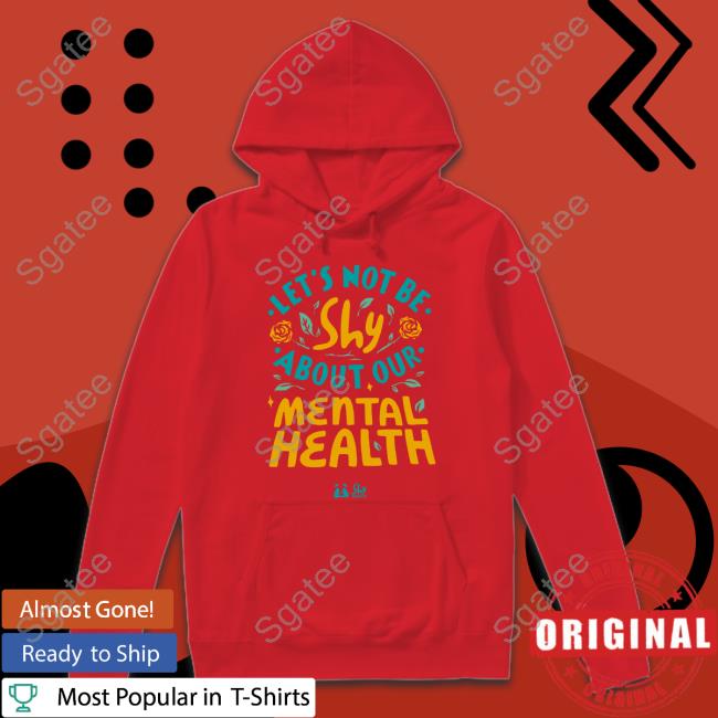 Shy Bairnz Store Merch Dr Poppy Gibson Let's Not Be Shy About Our Mental Health Hoodie