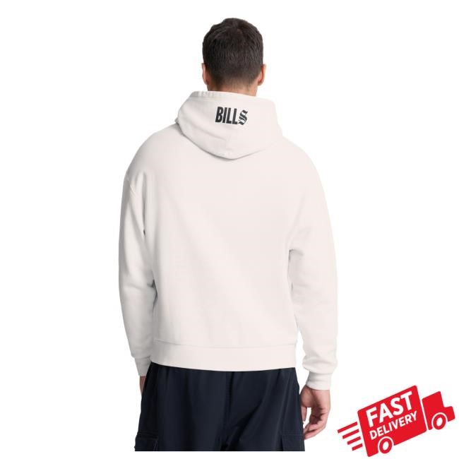 Stadium Night Buffalo Bills Fanatics Type Play Hood Buffalo Bills Brand Cream Oversized Travel Layer