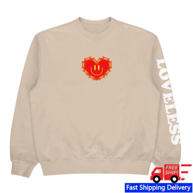 Happy Face Heart Hoodie