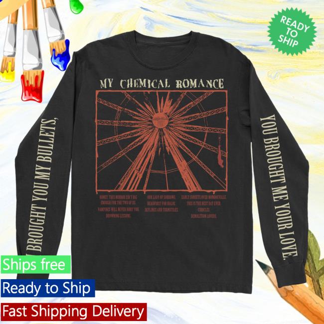 My Chemical Romance Merch Bullets Track Tee