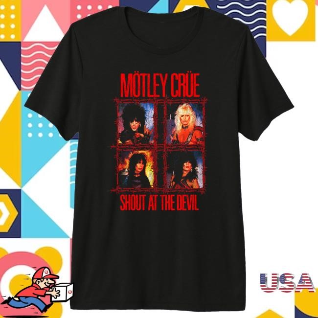 Mötley Crüe - Shout at The Devil - Wire Ladies Tees Motley Crue Official