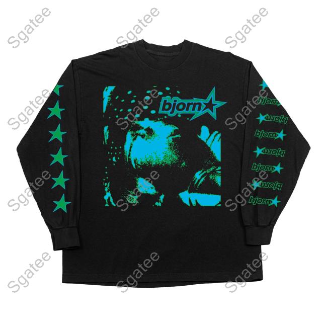 Official Smino Zero Fatigue Merch Bjorn Pullover Sweatshirt Black Zerofatigue