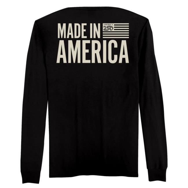 Graphic Made In America Men's Long Sleeve America250 Archive Style