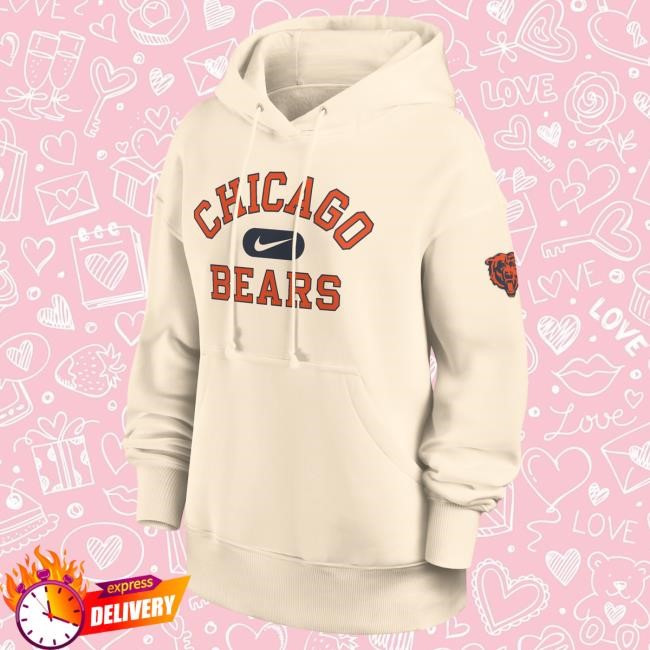 Retro Chicago Bears Nike Oversized Legacy Phoenix Hoodie NFL Fan Wardrobe