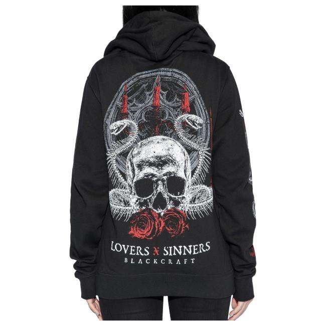 Blackcraft Cult Clothing Store BlackcraftCult Lovers And Sinners - Zip Up Hoody