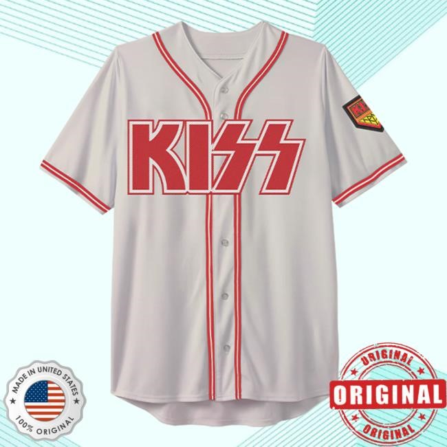 Kiss Shop Merch Dynasty Tour 79’ Baseball Jersey