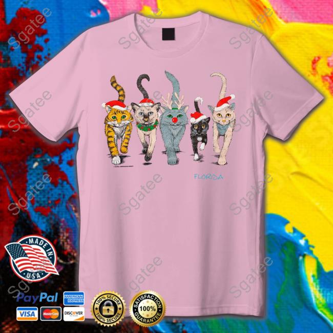 Taylor Swift 90S Florida Christmas Cats Shirt Time For Memories Merch