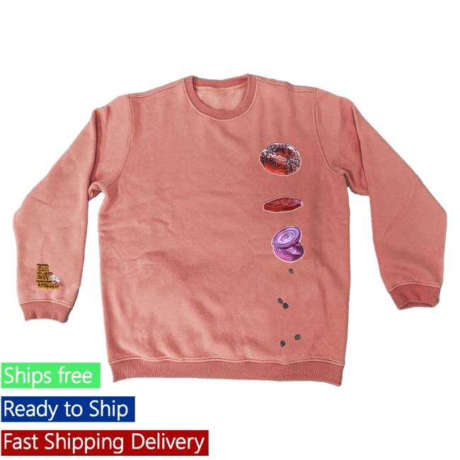 Official Mr Eatwell Clothing Mr Eatwell X Chloe Fineman Bagelsuit Sweaters In Peach Mreatwell