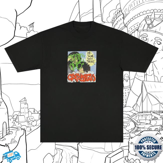 Official Crenshaw Skate Club Graffiti Tees Black CrenshawSkateClub