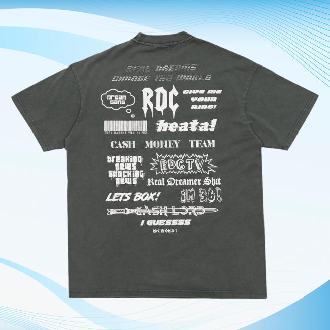 Official Rdc World Merch Rdcworld Change The World Tees
