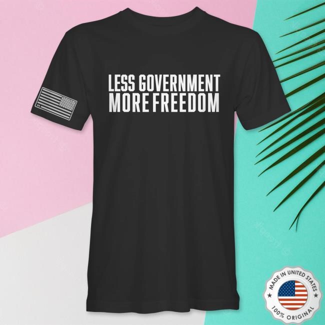 Official Hodgetwins Merch Shop Less Government More Freedom Top Shirt