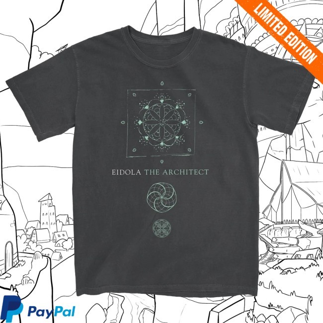 Eidola The Architect Dark Grey Tee Rise Records