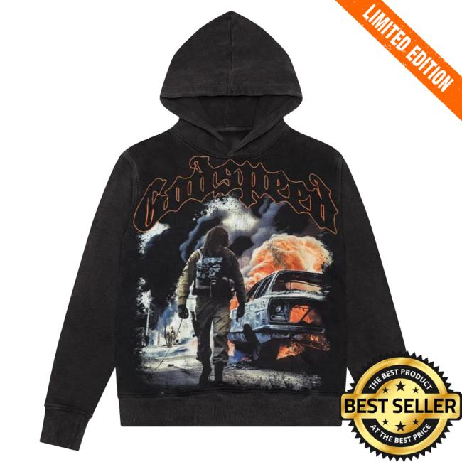 Official Godspeed Nyc Clothing Merch Khaos Pullover Hoodie (Black)