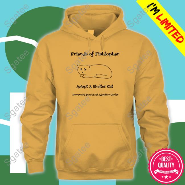 Fishtopher The Cat Friends Of Fishtopher Adopt A Shelter Cat Homeward Bound Pet Adoption Center Tee