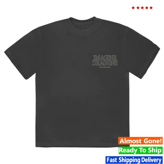 Official Interscope Records Imagine Dragons Merch Store Imagine Dragons Mercury World Tour Dateback Shirt New Imagine Dragons Apparel Clothing Shop